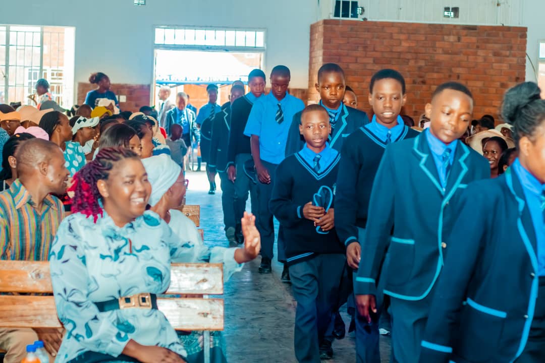MFM Academy — Learners arriving at a school gathering
