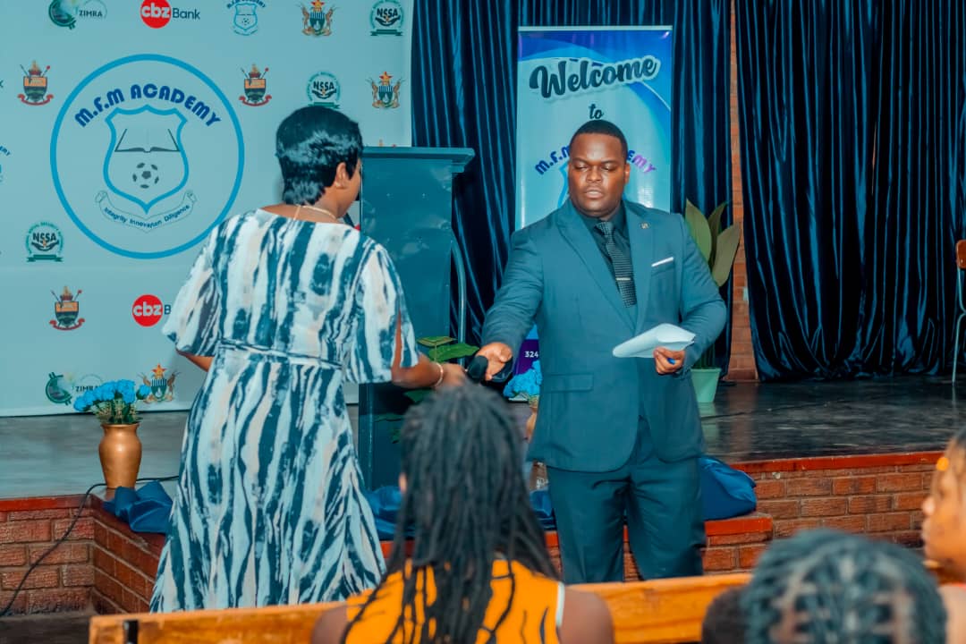 MFM Academy — Presentation at a school ceremony