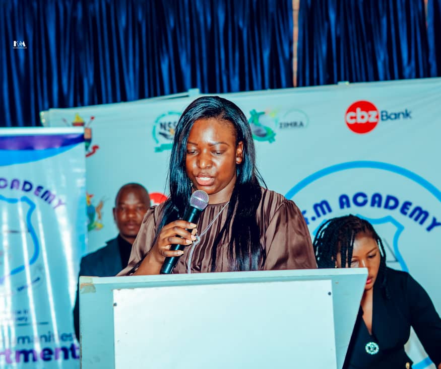 MFM Academy — Speaker at the school lectern