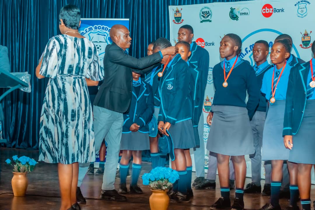MFM Academy — Learners receiving medals