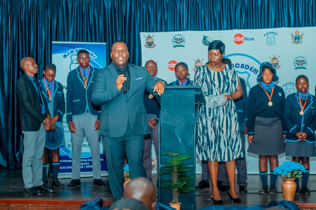 MFM Academy — Speaker and learners at a school ceremony