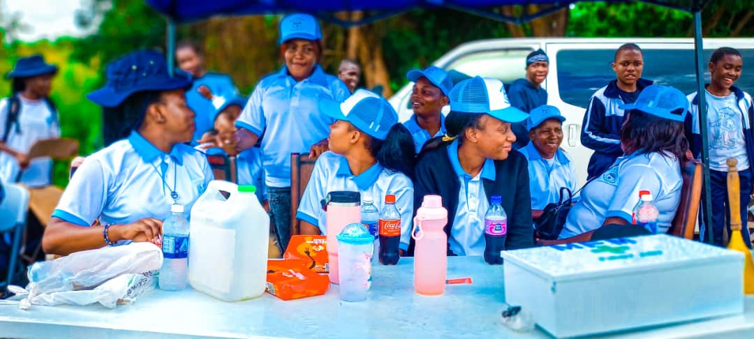 Students together at a school event